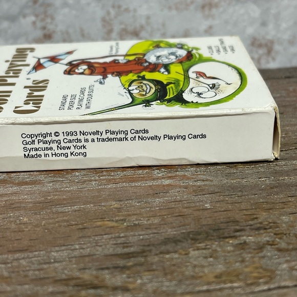 Golf Novelty Playing Cards 1993 RARE Hard to find DECK. - Picture 3 of 10
